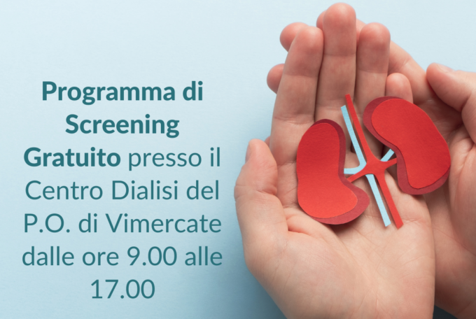Giornata mondiale del Rene, giovedì screening gratuiti a Vimercate