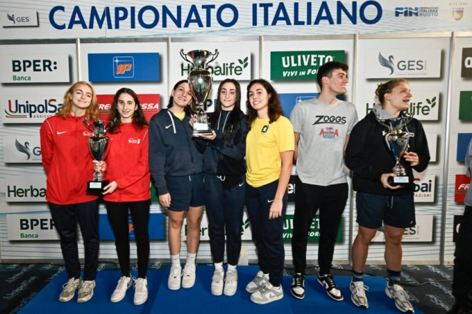 In Sport Rane Rosse protagonista ai Campionati Assoluti Italiani di Nuoto