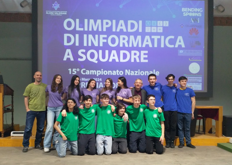 Vimercate liceo Banfi olimpiadi di Informatica a Bologna
