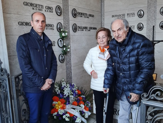 Commemorazione al cimitero di Meda per Paolo Giorgetti, a giugno una stele in suo ricordo