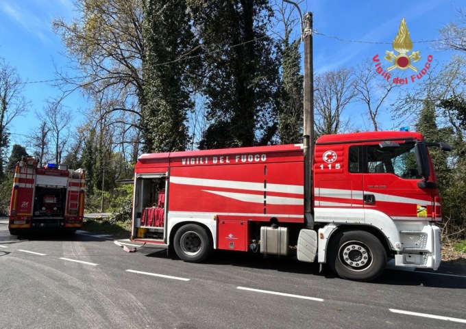 Incendio nel Parco delle Groane, impegnati venti Vigili del Fuoco