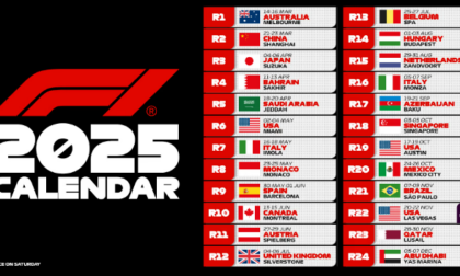 Formula 1, il calendario delle gare 2025