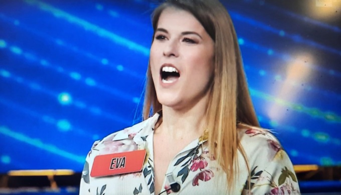 Il soprano Eva Corbetta su Rai Uno al quiz tv L’Eredità