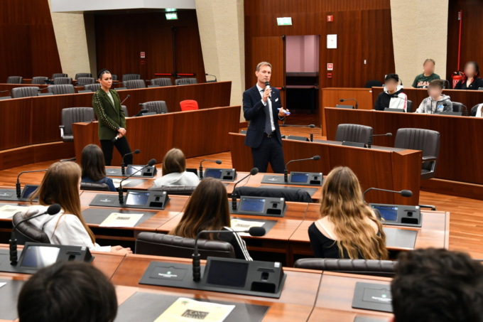 Studenti del Collegio Villoresi in visita a Palazzo Pirelli
