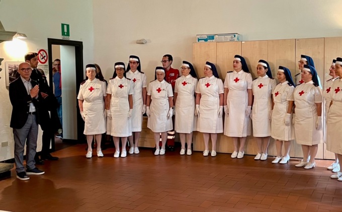 L’infermiera Sita Camperio della Cri fa ritorno nella “sua” villa