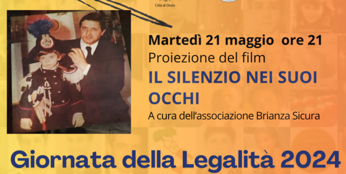 A Desio due appuntamenti per celebrare la Giornata della Legalità