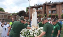 La statua della Madonna pellegrina di Fatima a Sant'Ambrogio