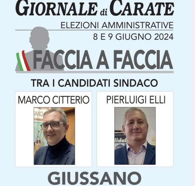 Faccia a faccia tra i due candidati a Giussano
