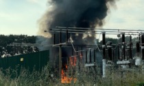 Scoppio e incendio nell'impianto Enel