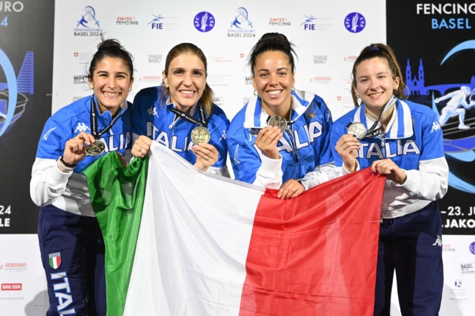 Doppietta per Arianna Errigo ai Campionati Europei di scherma a Basilea