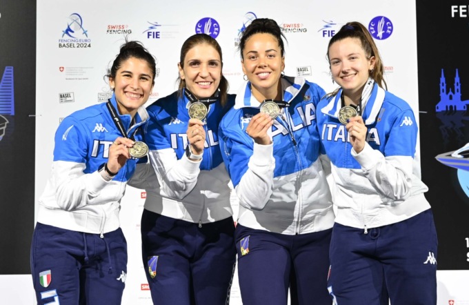 Le azzurre del fioretto femminile in finale: stasera in pedana contro gli Stati Uniti
