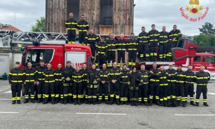 Concluso il corso di formazione per i volontari dei Vigili del Fuoco