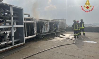 Ancora un incendio nel vecchio ospedale abbandonato