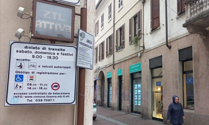 Confermata la rimodulazione della ZTL a Lissone