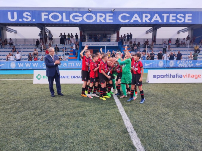 Il Milan trionfa alla Sportitalia Village Cup Pro