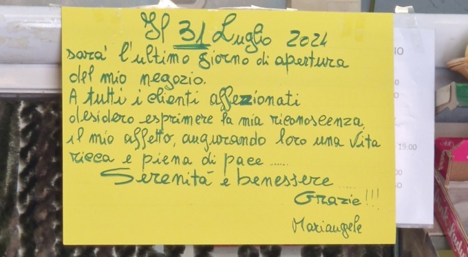 Villasanta dice addio ad una storica attività commerciale