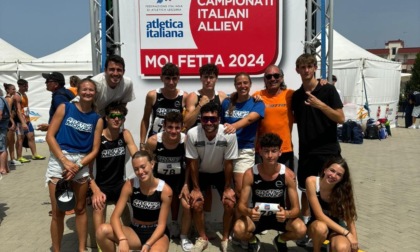 Gli atleti di Atletica Monza impegnati a Molfetta