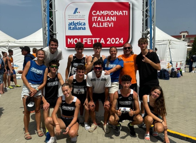 Gli atleti di Atletica Monza impegnati a Molfetta