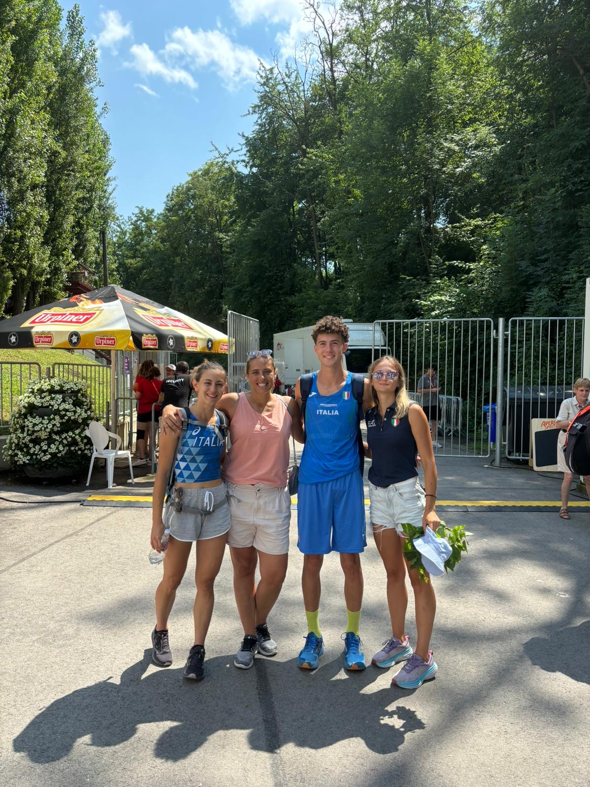 Atletica Monza Federico Sironi salto con l'asta esordio Italia con allenatrici Pirovano e Arosio