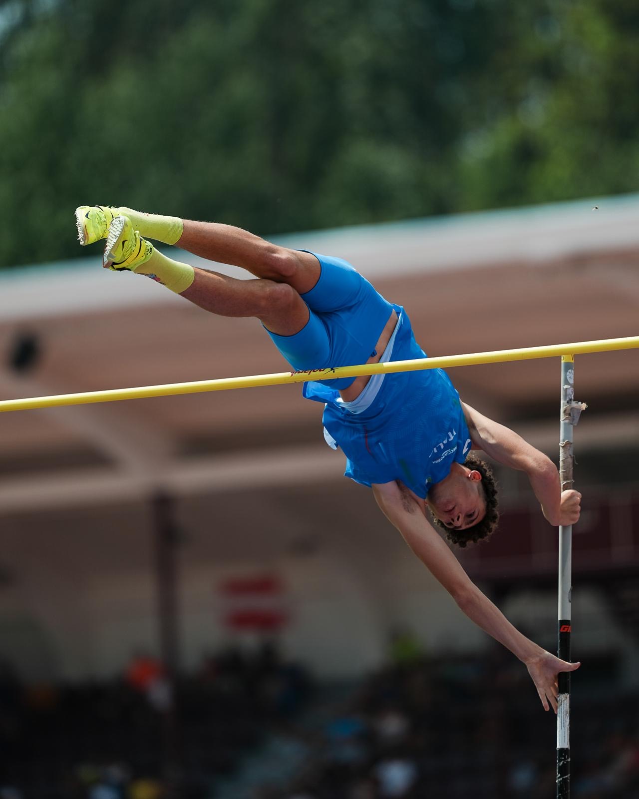 Atletica Monza Federico Sironi salto con l'asta esordio Italia