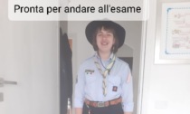 Gli scout nell’anima, Martina si presenta all’esame di terza media con la divisa