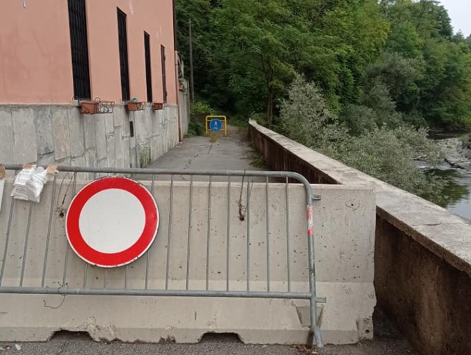 Frana a Realdino, il Consiglio di Stato conferma: «La scarpata è strada, deve sistemarla il Comune»