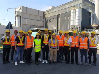 Da Taiwan in visita al termovalorizzatore di Desio