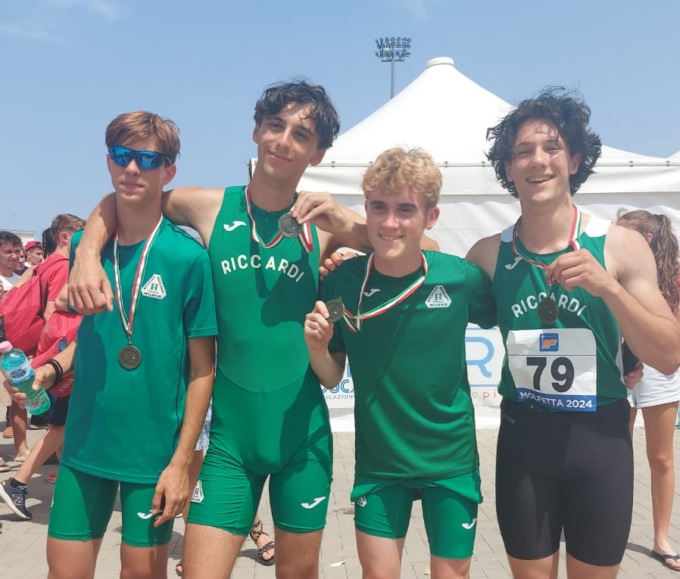 Il quartetto del Ctl3 brilla ai Campionati Italiani allievi di Molfetta