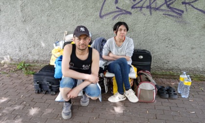 Cristian e Olena in strada adottati dai monzesi