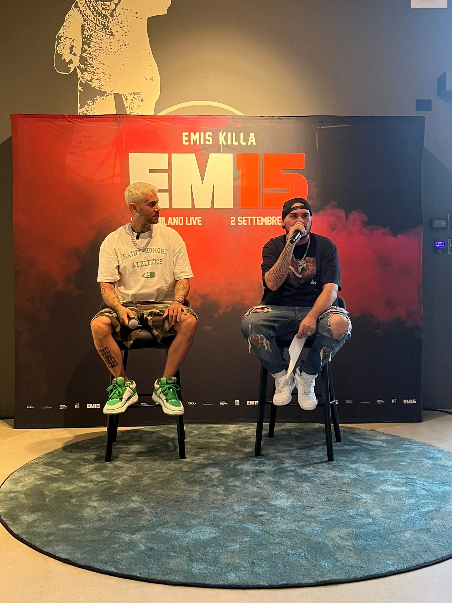 Vimercate Emis Killa conferenza stampa a Vimercate per eventi 15 anni di carriera