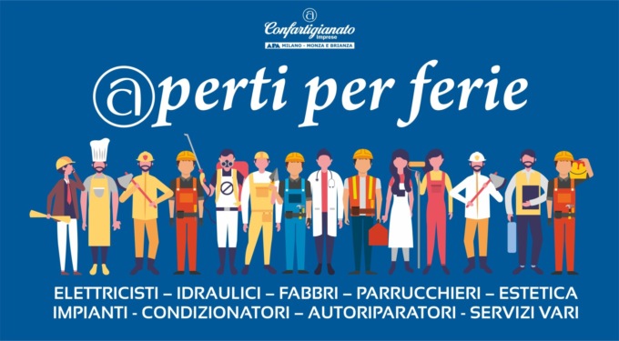 Oltre 100 imprese aperte ad agosto al servizio dei cittadini