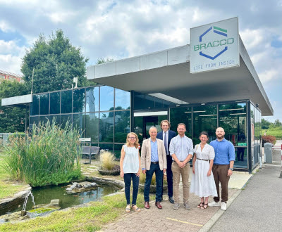 Delegazione della Giunta in visita alla Bracco Imaging Spa