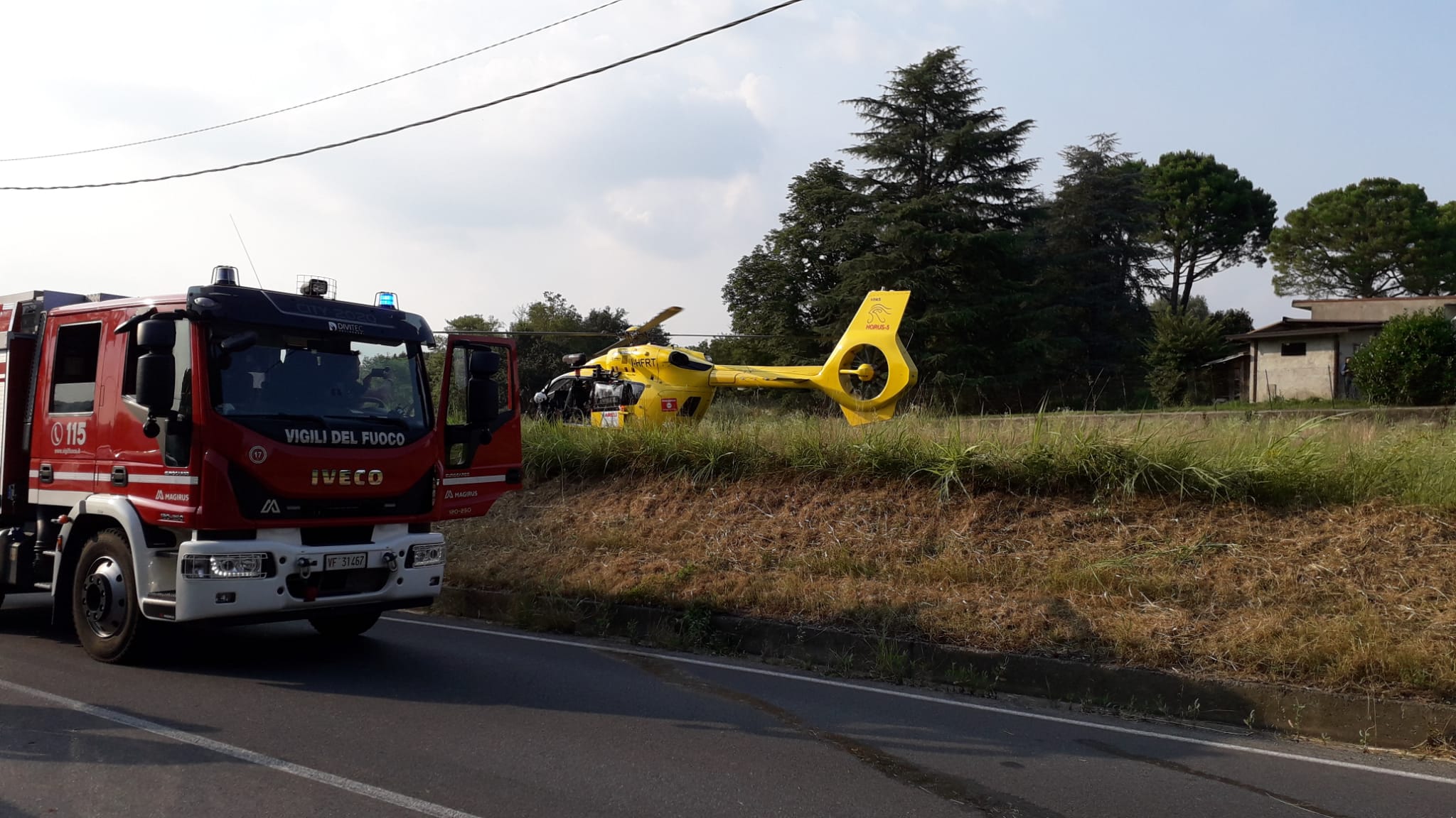 Veduggio, incidente stradale