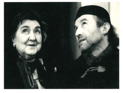 Alberto Casiraghy con Alda Merini