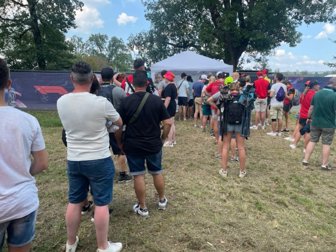 Acqua gratuita in Autodromo in occasione del Gran Premio