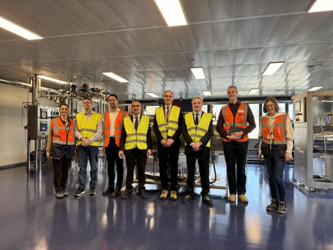 Gianni Caimi in visita alla Spirax Sarco di Nova Milanese