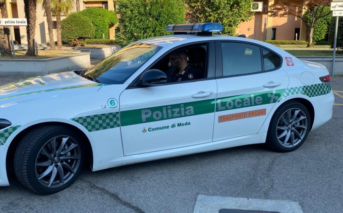 Trasporto organi e decoro urbano: agosto intenso per la Polizia locale di Meda