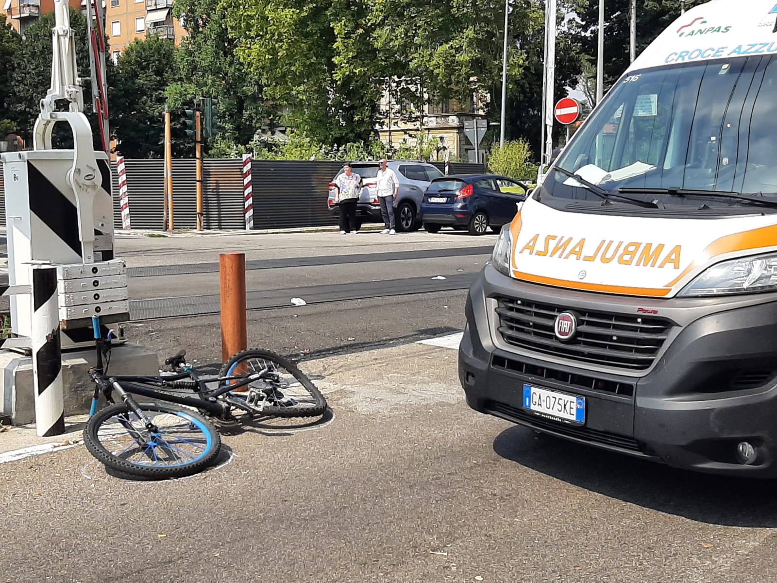 Meda, incidente viale Francia