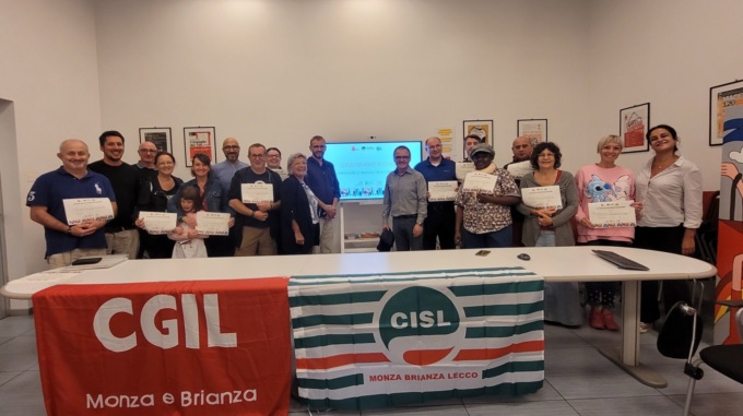 Oltre cento i delegati sociali formati in Brianza: una rete per intercettare i lavoratori in difficoltà