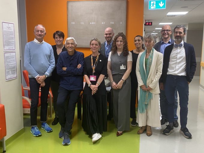 L’arte in corsia con il progetto Hermione
