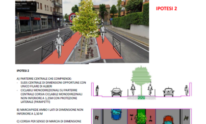 M5,  il Comune studia diverse alternative (tutte con ciclabile) per via Borgazzi