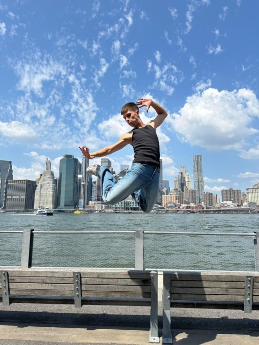 Talento della break dance si esibisce a New York