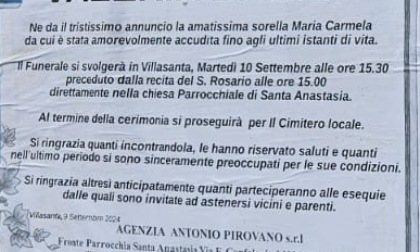 "Parenti e vicini di casa non vengano al mio funerale"