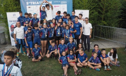 Quasi 400 atleti al  Triathlon Città di Varedo