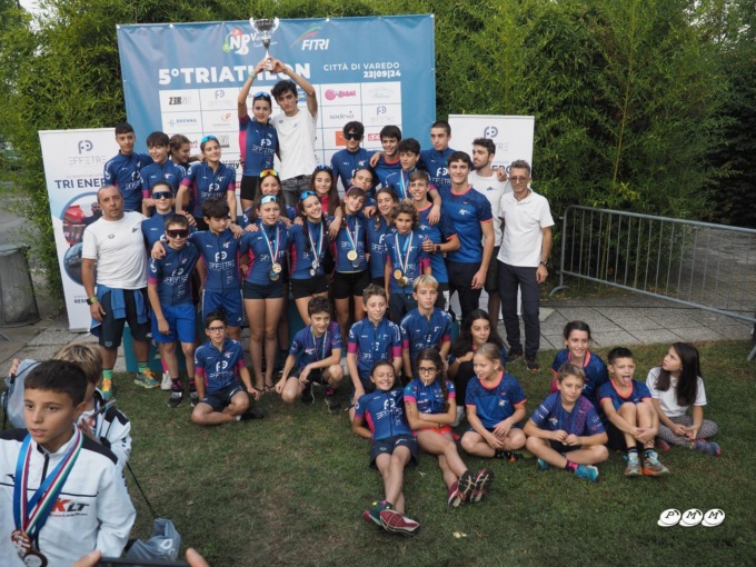Quasi 400 atleti al  Triathlon Città di Varedo
