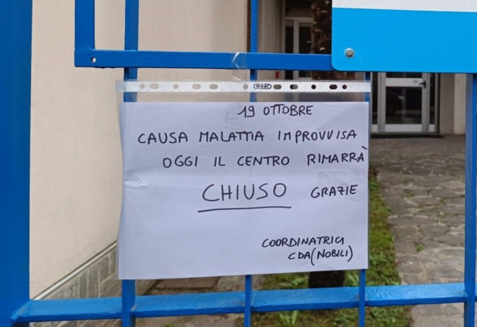 Centro anziani chiuso con lamentele