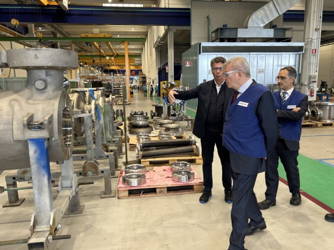 Il presidente MB di Assolombarda in visita alla Trillium Pumps Italy
