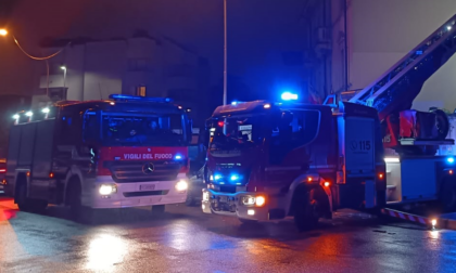 Incendio nel condotto di aspirazione del ristorante