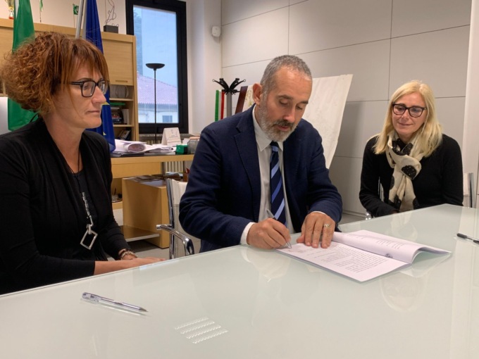 Utilizzo del PalaMeda, Comune e Briantea84 firmano il rinnovo della convenzione