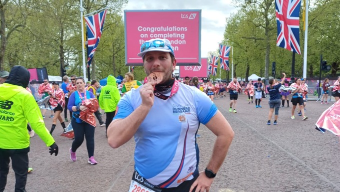 Da Cavenago alla maratona di New York come portabandiera italiano